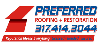 Preferred Roofing and Restoration Contact Info - Email info@preferredroofingindy.com